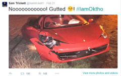 Sam Trickett Ferrarit tört Sam Trickett Ferrarit tört
